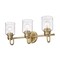 Z-Lite Kinsley 3 Light Vanity, Heirloom Gold And Clear Seeded 340-3V-HG - alternate 3